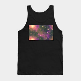 Seamless Stellar Cosmos Texture Patterns XVI Tank Top